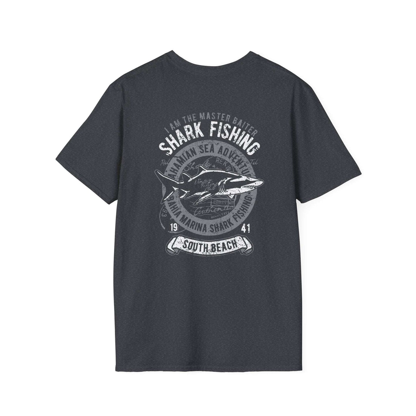Shark Fishing T-Shirt – Unique Ocean Lover Tee | Gift for Fishermen & Summer Beachwear