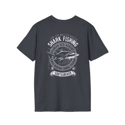 Shark Fishing T-Shirt – Unique Ocean Lover Tee | Gift for Fishermen & Summer Beachwear