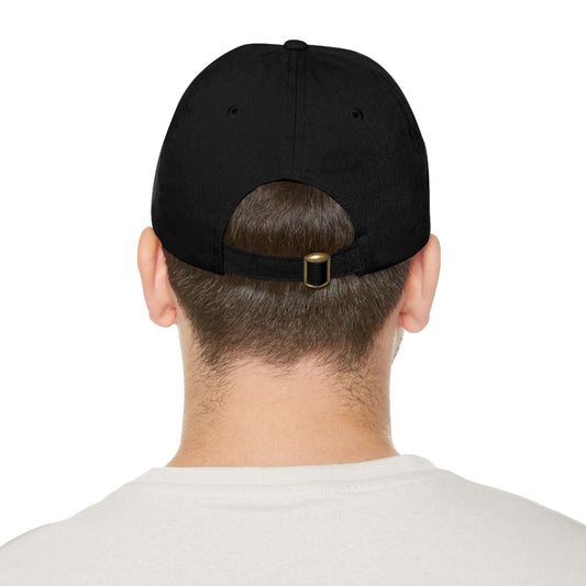 Will Tackle Anything Leather Dad Hat – Fishing Gift for Dad, Outdoor Adventure Cap