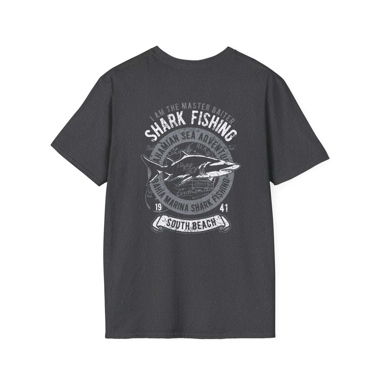 Shark Fishing T-Shirt – Unique Ocean Lover Tee | Gift for Fishermen & Summer Beachwear