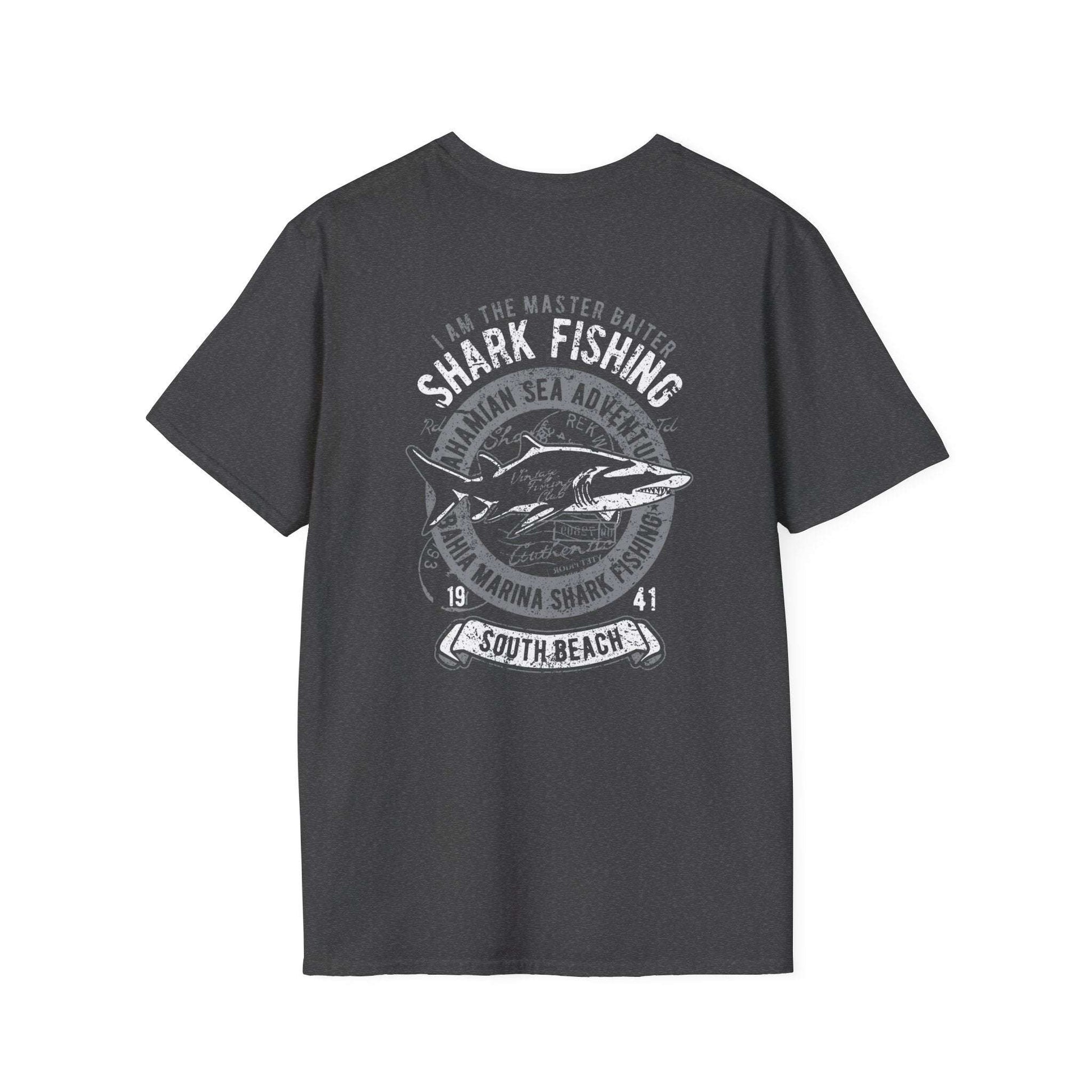 Shark Fishing T-Shirt – Unique Ocean Lover Tee | Gift for Fishermen & Summer Beachwear
