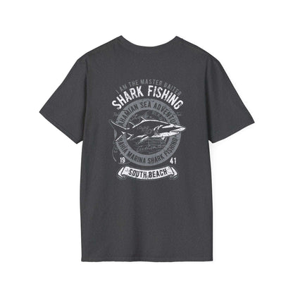 Shark Fishing T-Shirt – Unique Ocean Lover Tee | Gift for Fishermen & Summer Beachwear