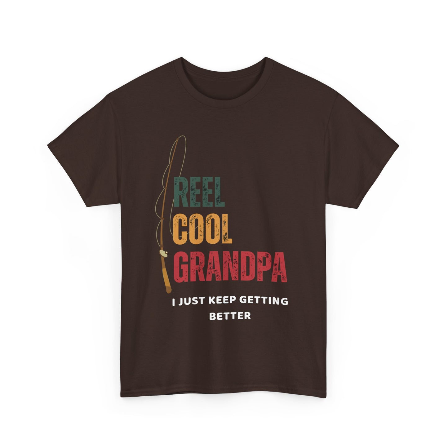 Reel Cool Grandpa Fishing Shirt – Funny Gift for Grandpa | Father's Day Tee