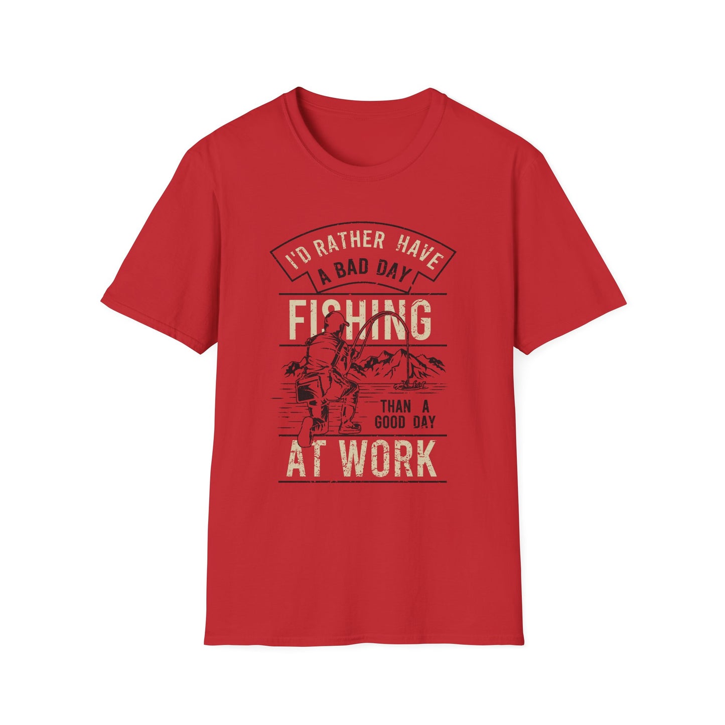 Funny Fishing T-Shirt – Unisex Angler Tee | Humorous Gift for Fishermen & Outdoor Trips