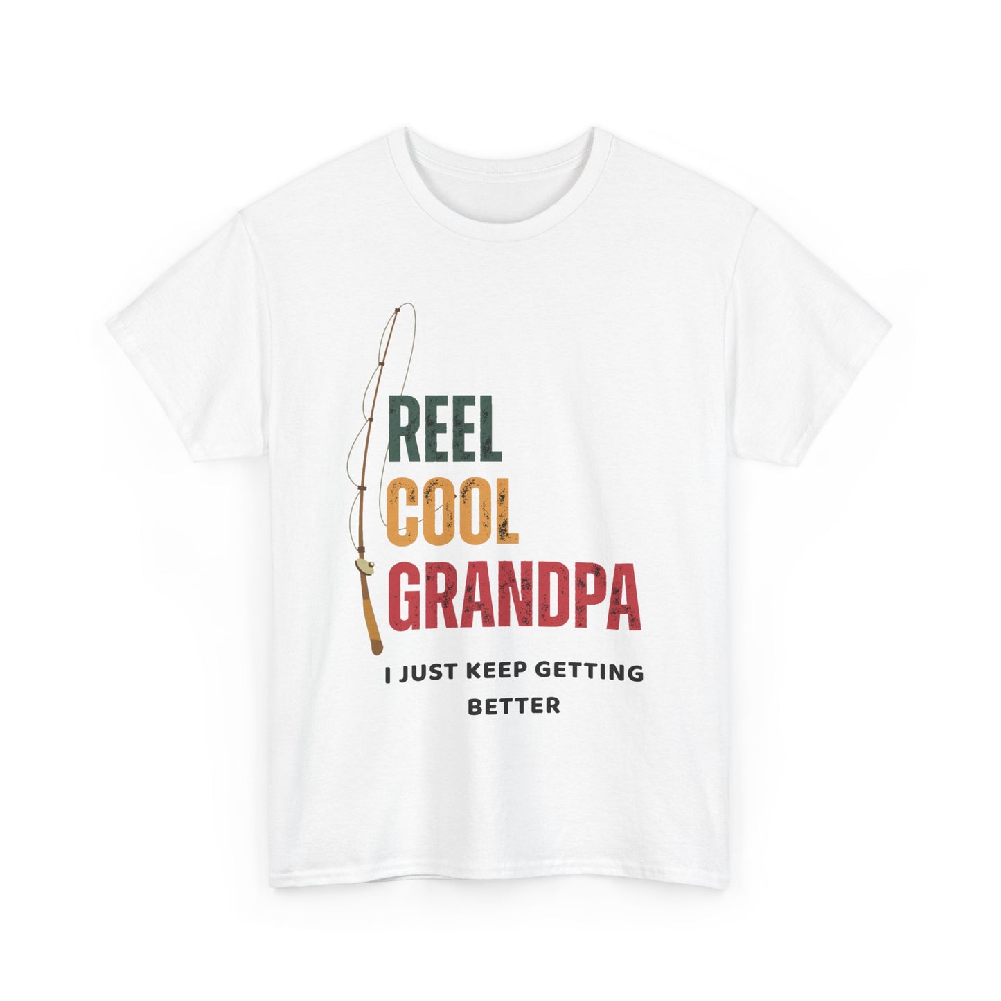 Reel Cool Grandpa Fishing Shirt – Funny Gift for Grandpa | Father's Day Tee