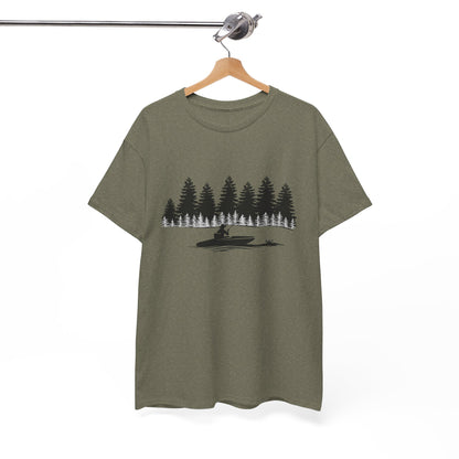 Nature Lover Men's Cotton Tee – Outdoor Adventure Shirt, Camping & Hiking Gift, Eco-Friendly Casual Wear