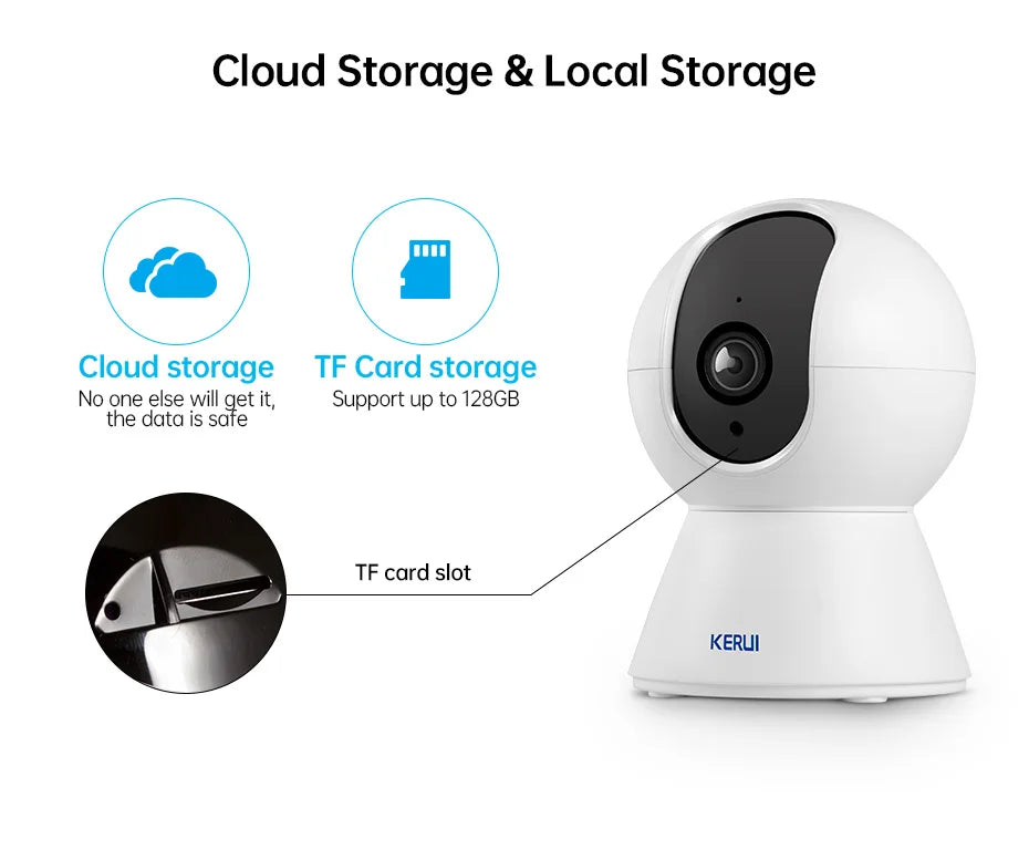 8MP 4K Smart WiFi IP Camera with Auto Tracking