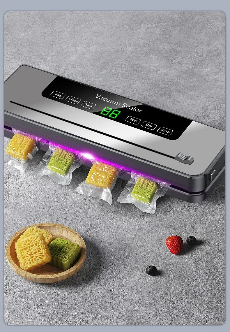 Electric Vacuum Sealer with Cutter + Free 10 bags