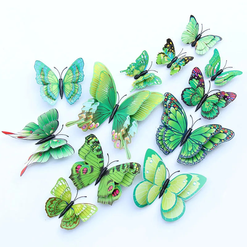 3D Double Layer Butterfly Wall Stickers