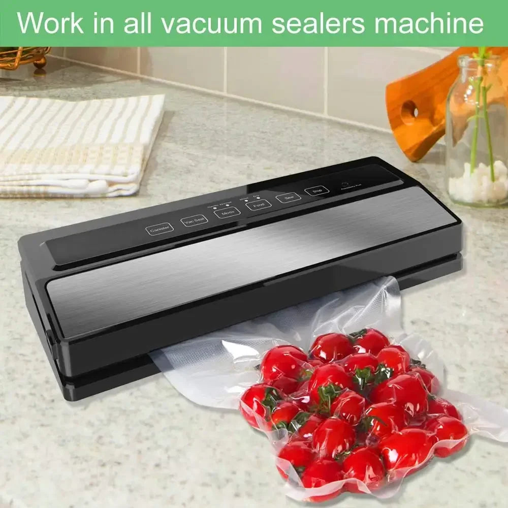 Vacuum Bags for Food Sealer - Reusable & Dishwasher Safe