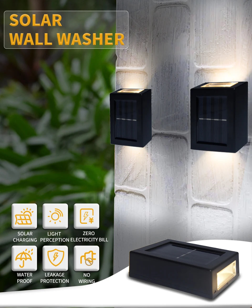 Solar Wall Lamp for Garden & Porch