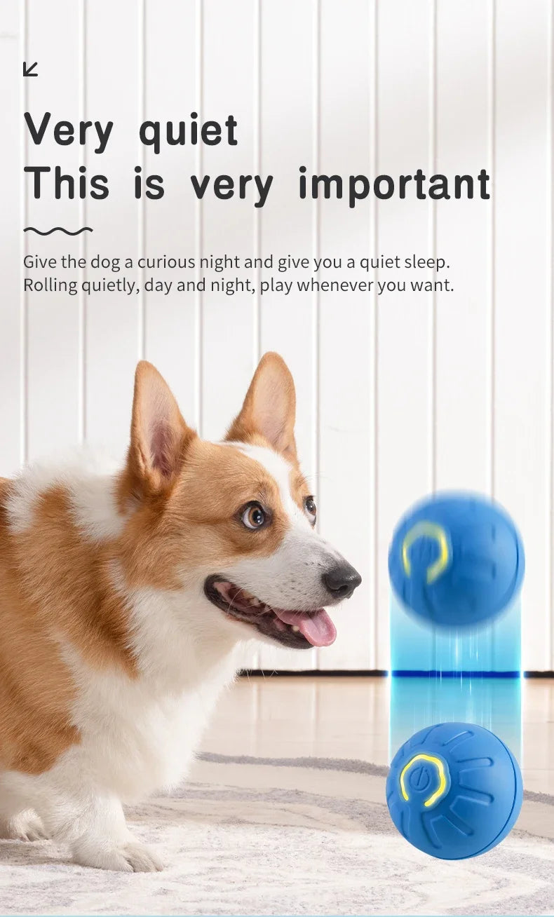 Smart USB Jumping Dog Chew Ball