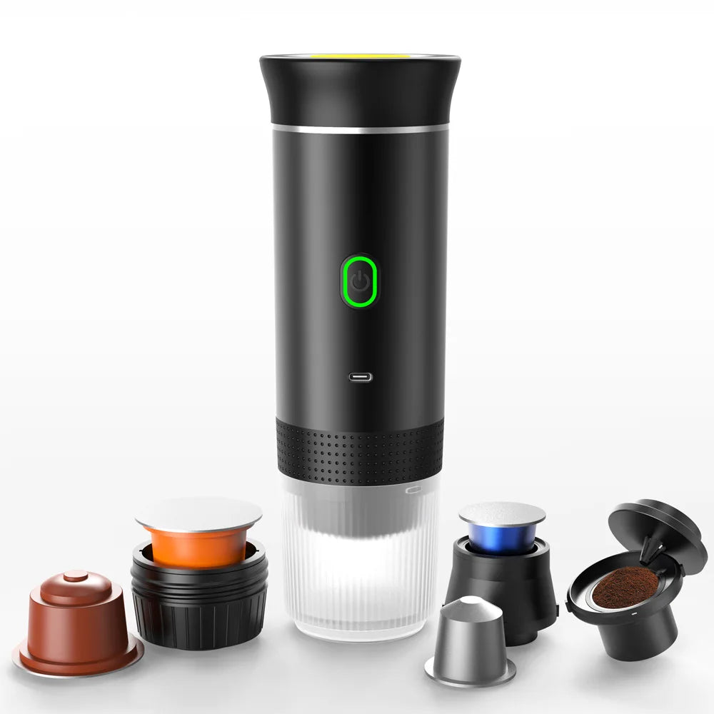 Portable 3-in-1 Wireless Espresso Coffee Maker