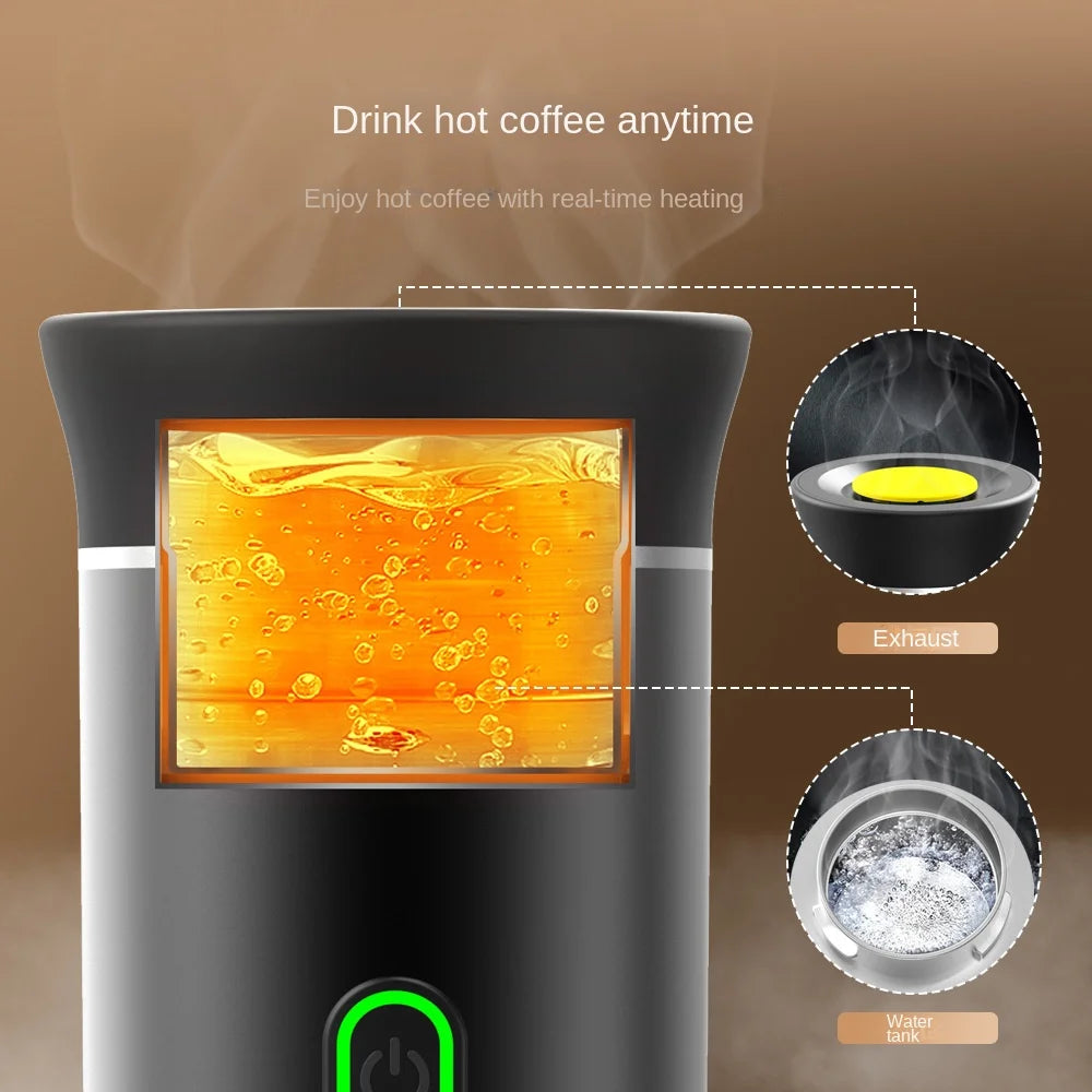 Portable 3-in-1 Wireless Espresso Coffee Maker