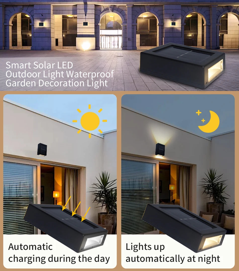 Solar Wall Lamp for Garden & Porch