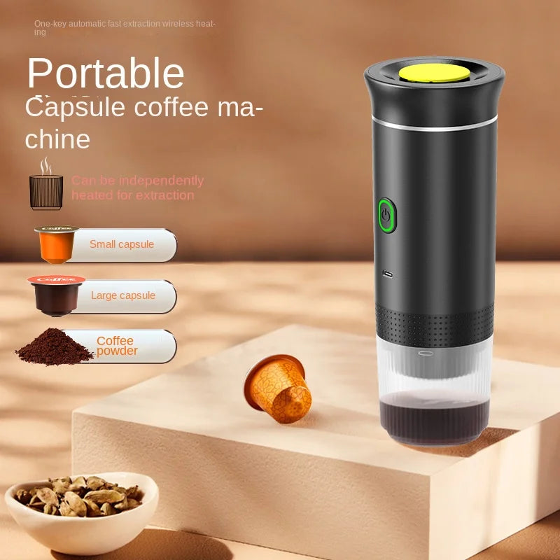 Portable 3-in-1 Wireless Espresso Coffee Maker