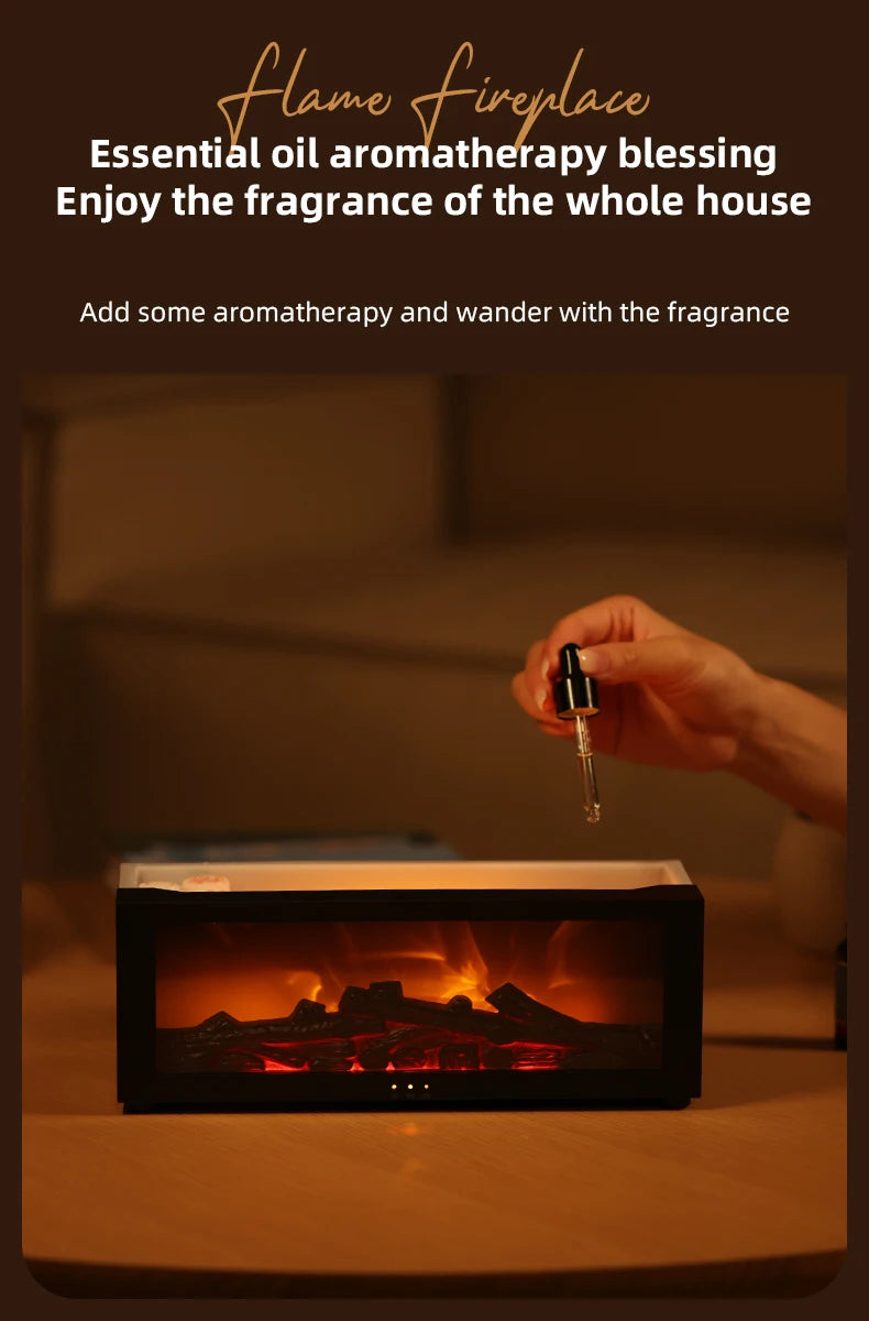 Fireplace Oil Diffuser + FREE Essential Oil