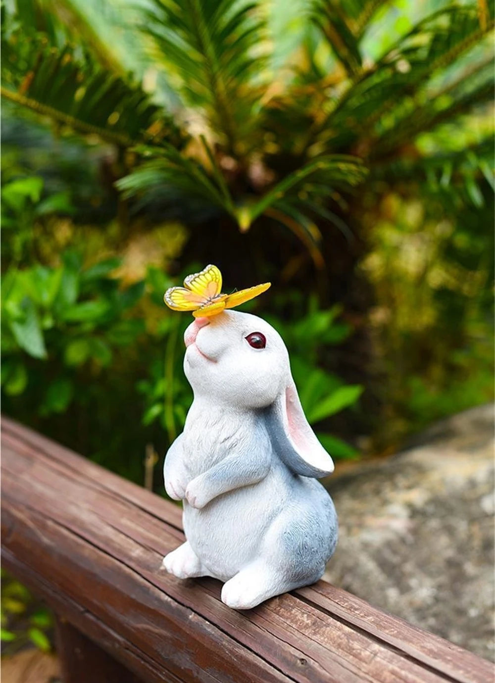 Solar Bunny LED Garden Decor