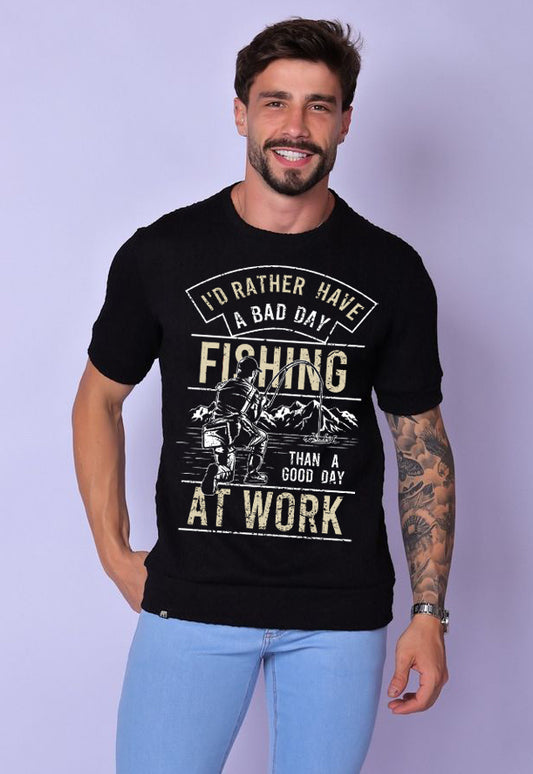 Funny Fishing T-Shirt – Unisex Angler Tee | Humorous Gift for Fishermen & Outdoor Trips