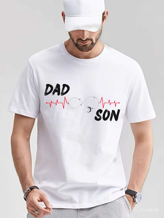 Father and Son Bonding T-Shirt – Thoughtful Gift for Dad, Family Moments, Casual Everyday Wear