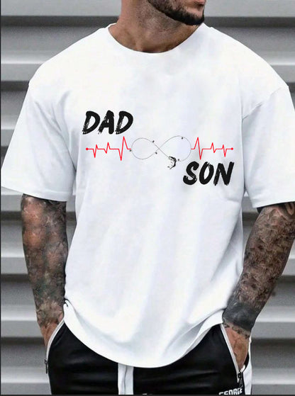 Father and Son Bonding T-Shirt – Thoughtful Gift for Dad, Family Moments, Casual Everyday Wear