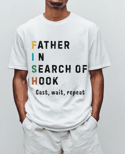 Fishing Dad T-Shirt – Funny Cotton Tee for Father’s Day, Birthday & Weekend Adventures