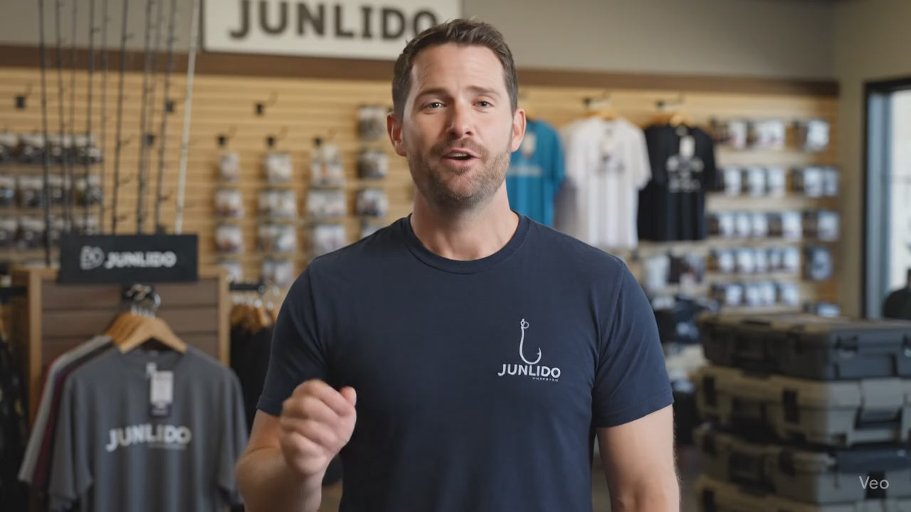 Load video: Junlido Fishing Shirt Brand Introduction