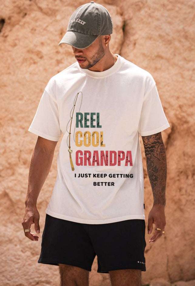 Reel Cool Grandpa Fishing Shirt – Funny Gift for Grandpa | Father's Day Tee