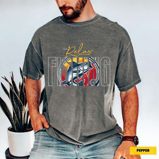 Relaxed Fishing T-Shirt – Unisex Angler Tee | Casual Outdoor Shirt & Gift for Fishing Lovers