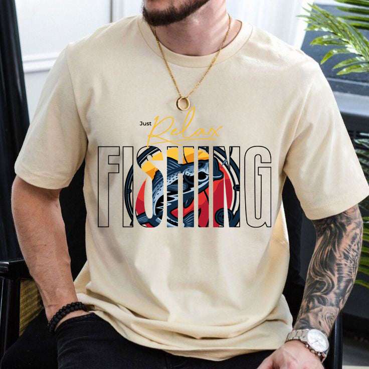 Relaxed Fishing T-Shirt – Unisex Angler Tee | Casual Outdoor Shirt & Gift for Fishing Lovers