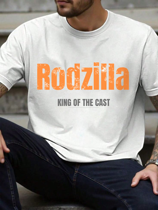 Rodzilla – Funny Fishing T-Shirt for Men | King of the Cast Gift Tee